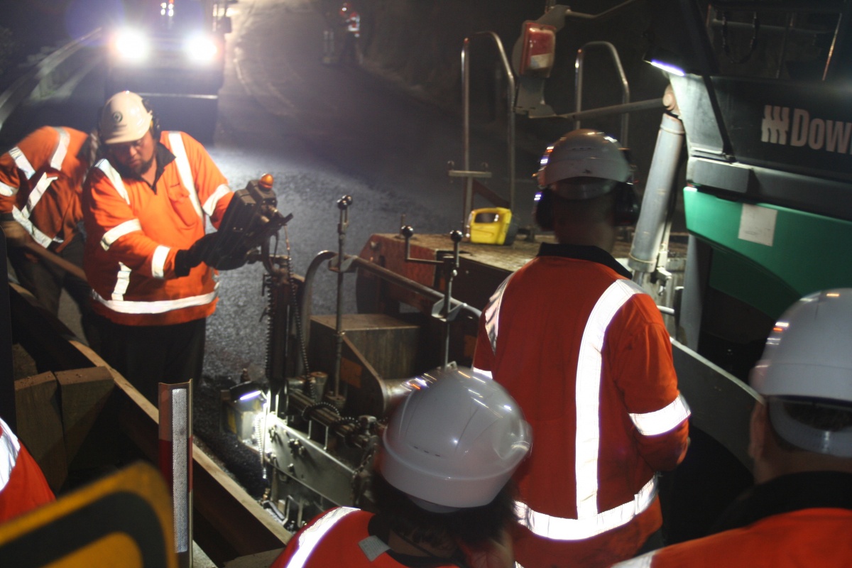 Night maintenance work SH1 Whangarei Northland Road Safety