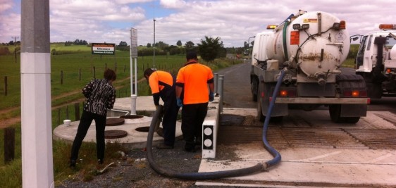 Pakaraka stock effluent disposal site having regular maintenance visit